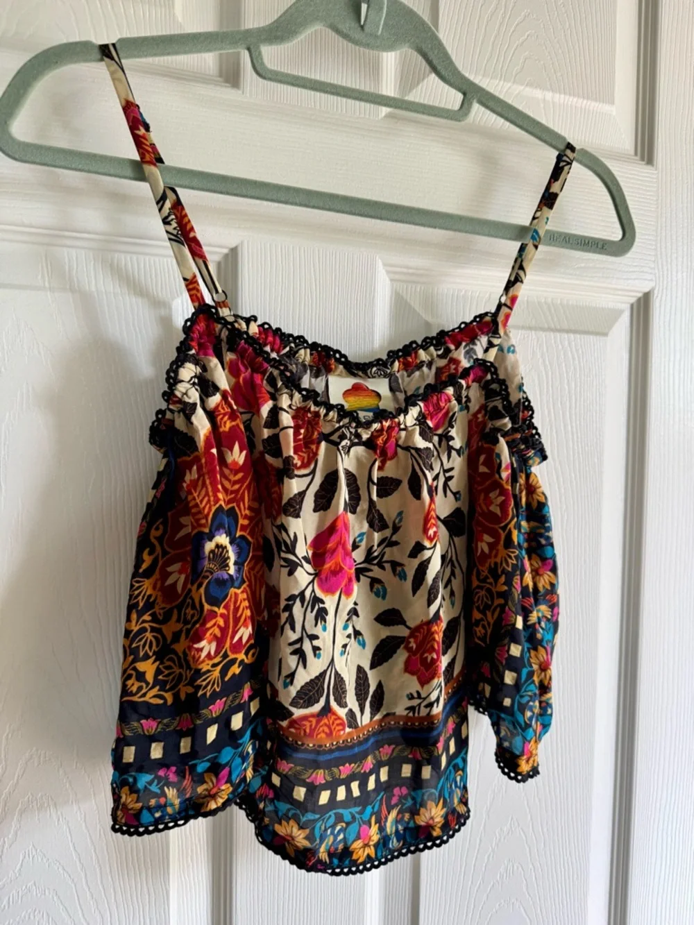 Anthropologie FARM RIO Floral Top XS - Picture 3 of 9